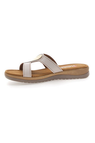 Beige Hausschuhe mit Herzdetail Linea Comoda 7190V