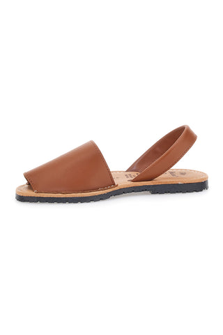 Brauner Minorcan Open Toe Synthetikmaterial Fly Nature MN101