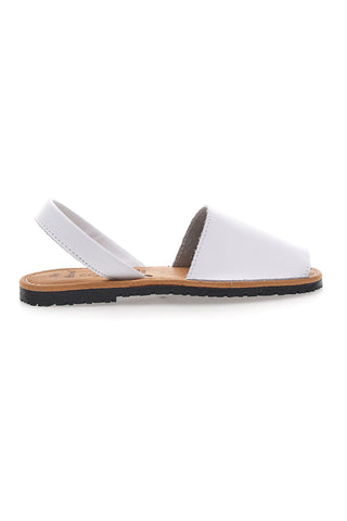 Sandali bianco Open Toe in Materie Sintetiche Fly Nature MN101
