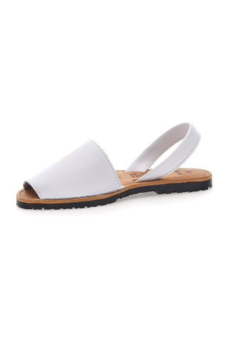 Sandali bianco Open Toe in Materie Sintetiche Fly Nature MN101