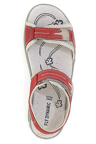 FLY DINAMIC FD50D Klettverschluss Sportliche Rote Sandalen