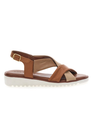 Sandali Brandy con Tomaia a Fascia In Vera Pelle MIO TEMPO 24A030