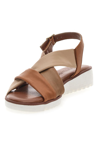 Brandy-Sandalen mit Obermaterial aus echtem Leder MIO TEMPO 24A030