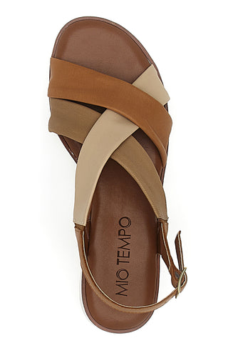 Brandy-Sandalen mit Obermaterial aus echtem Leder MIO TEMPO 24A030