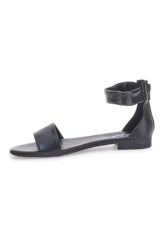 Pittarello Look 225495 Schwarze niedrige Sandalen mit Knöchelriemen