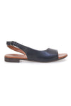 Schwarze Sandalen mit Obermaterial aus Leder und niedrigem Absatz PITTARELLO LOOK 225110