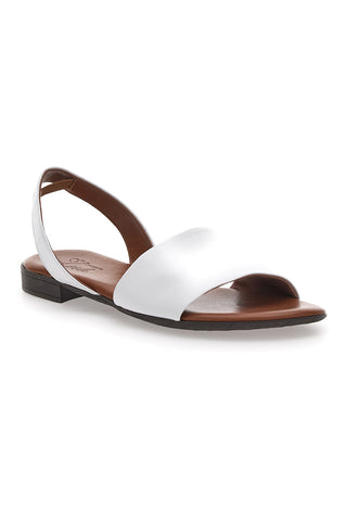 Sandali Bassi Bianchi in Vera Pelle Pittarello Look 225265