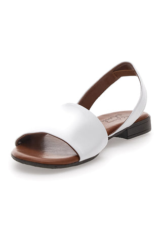 Sandali Bassi Bianchi in Vera Pelle Pittarello Look 225265