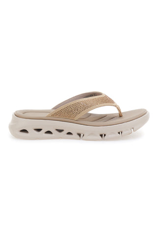 Beige gepolsterte Flip-Flops Plocadi G80635