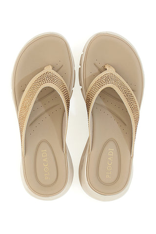 Ciabatte Infradito Beige Ammortizzate Plocadi G80635