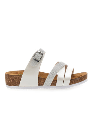 Ciabatte Bianche Con Sottopiede in pelle Pittarello Eco 293A410