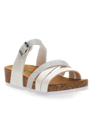 Ciabatte Bianche Con Sottopiede in pelle Pittarello Eco 293A410