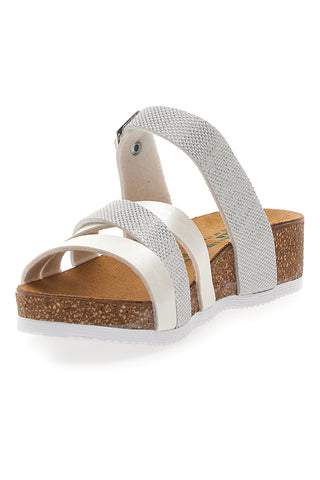 Ciabatte Bianche Con Sottopiede in pelle Pittarello Eco 293A410