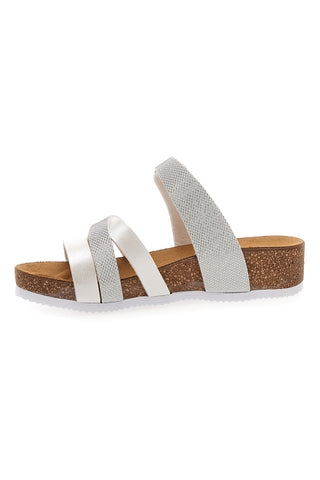 Ciabatte Bianche Con Sottopiede in pelle Pittarello Eco 293A410