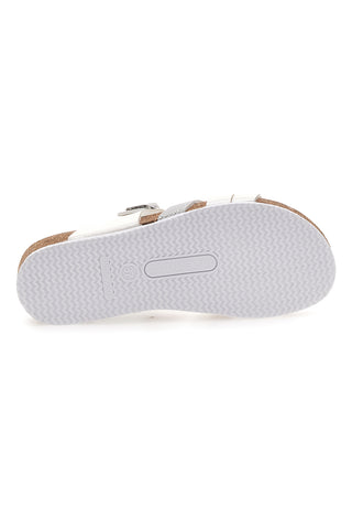 Ciabatte Bianche Con Sottopiede in pelle Pittarello Eco 293A410