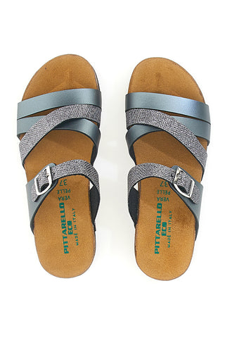 Ciabatte Piombo Con Sottopiede in pelle Pittarello Eco 293A410