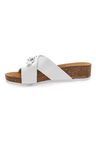 Weiße Hausschuhe Made in Italy Pittarello Eco 293A121SR