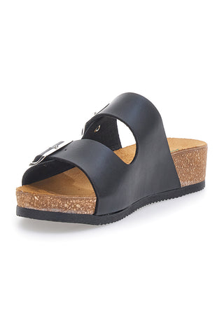 Ciabatte Nere Con Doppia Fascia Pittarello Eco 293A350S