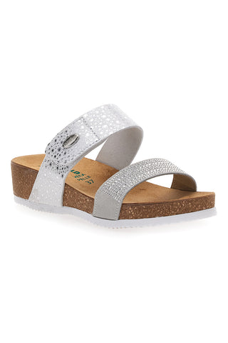 Weiße Hausschuhe mit Komfortsohle PITTARELLO ECO 293A480SR