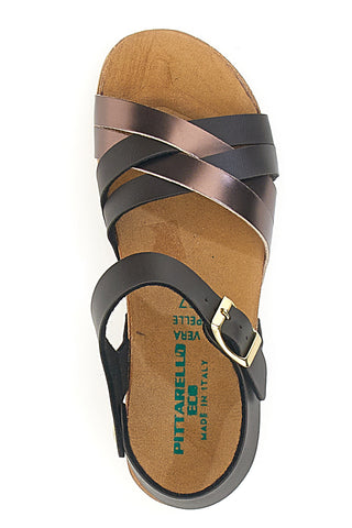Sandali Marroni con fasce incrociate PITTARELLO ECO 293A850SR