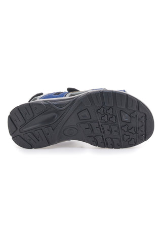 Grau-blaue Sportsandalen mit Klettverschluss TIGLIO 51357