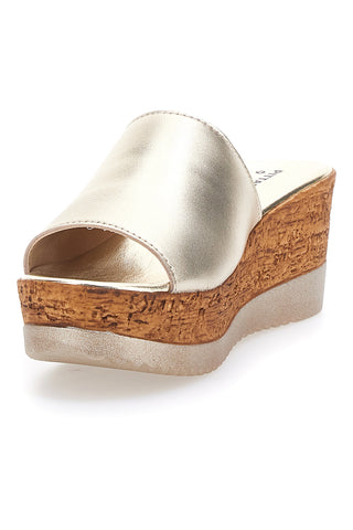 Ciabatte Oro con Fascia in Pelle Made in Italy PITTARELLO 233170428