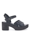 PITT.LOVE 315671082 Schwarze Sandalen aus echtem Leder