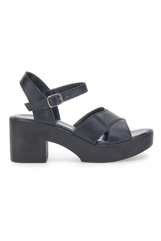 Sandali in vera pelle neri PITT.LOVE 315671082