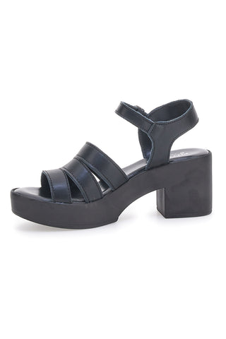 PITTARELLO LOVE 800071082 Schwarze Sandalen aus echtem Leder