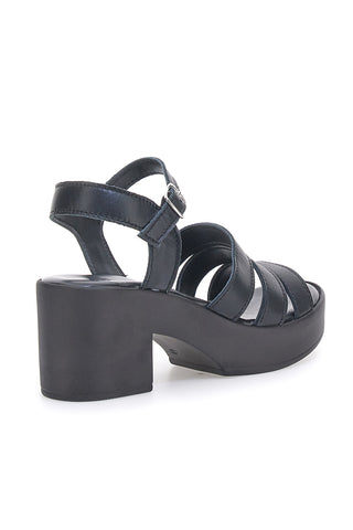 PITTARELLO LOVE 800071082 Schwarze Sandalen aus echtem Leder