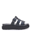 Schwarze Lederpantoffeln Made in Italy Pittarello Rock 5827