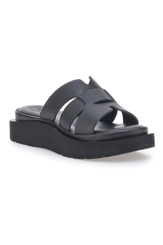 Sandali Aperti Neri in Vera Pelle con Platform PITTARELLO ROCK 5983