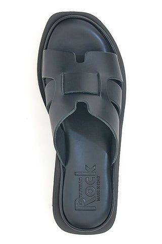 Sandali Aperti Neri in Vera Pelle con Platform PITTARELLO ROCK 5983
