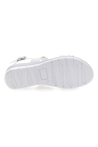 Sandali Bianchi e Argento con Platform Mio Tempo 2482