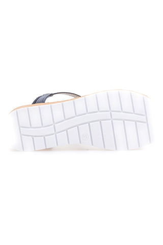 Blaue Flip-Flop-Sandalen mit Strasssteinen MIO TEMPO LR253421