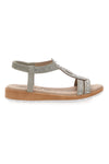 Niedrige Ice-Sandalen mit Strass MIO TEMPO LR253420