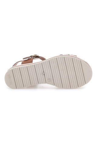 Sandali Marroni Con Platform Made in Italy PRIMA RIGA 1