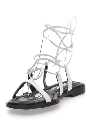 Weiße römische Sandale CAFE' COST MK3614100