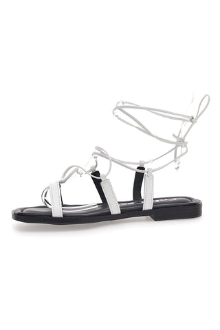 Weiße römische Sandale CAFE' COST MK3614100