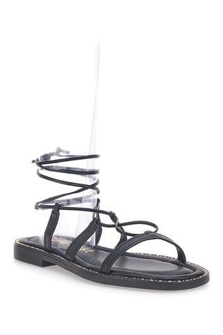 Schwarze römische Sandale CAFE' COST MK3614363