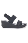 Schwarze Sandalen mit elastischer Rückseite MIO TEMPO 2170/9738