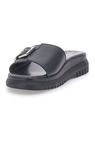 Schwarze Hausschuhe mit Metallschnalle Pittarello Love 36071926