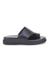 Schwarze Hausschuhe mit hoher Sohle und breitem Band Pittarello Love 32441926