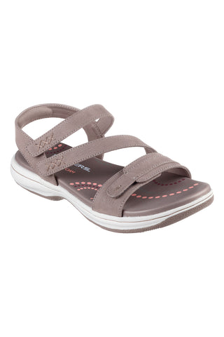 Taupe Sandalen mit verstellbaren Riemen Skechers BAYSHORE BASIC NECESSITY