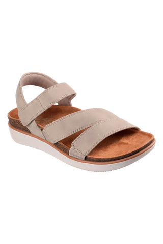 Taupe Sandalen mit verstellbaren Riemen Skechers LIFTED COMFORT