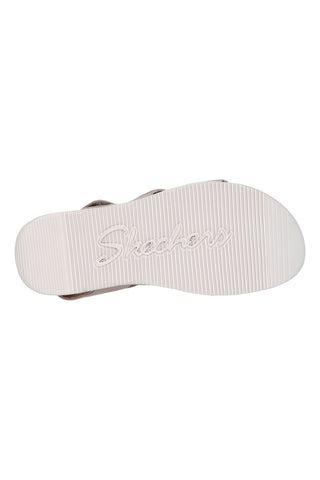 Taupe Sandalen mit verstellbaren Riemen Skechers LIFTED COMFORT