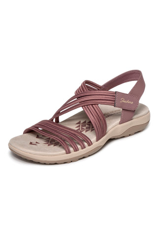Mauve Sandalen mit elastischen Bändern Skechers REGGAE SLIM SUNNYSIDE 2.0