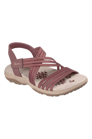 Mauve Sandalen mit elastischen Bändern Skechers REGGAE SLIM SUNNYSIDE 2.0