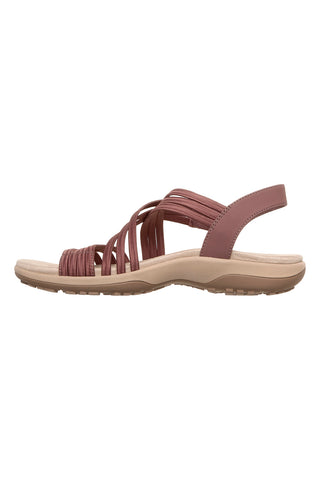 Mauve Sandalen mit elastischen Bändern Skechers REGGAE SLIM SUNNYSIDE 2.0