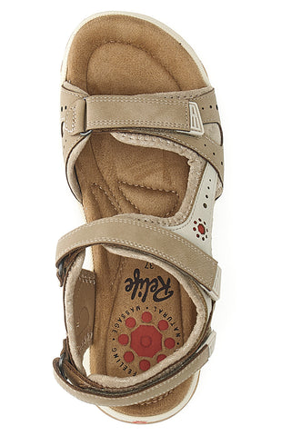 Sandali beige con strappi Relife 68872570701